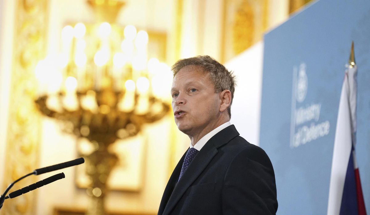 British Defense Secretary Grant Shapps vows to stamp out distracting 'woke culture' in armed forces