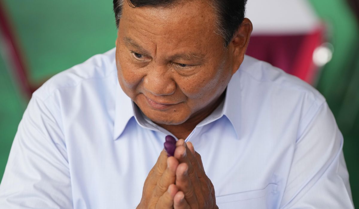 Defense minister Subianto claims victory in Indonesia's presidential election based on early tallies