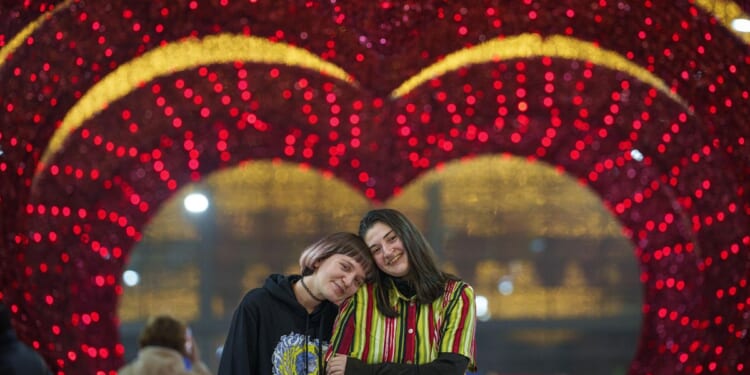 Flowers, chocolates and flash mobs: Valentine's Day celebrations around the world