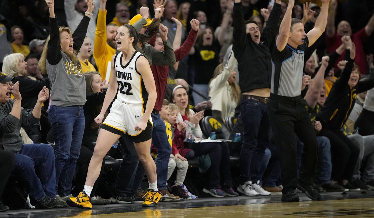 Caitlin Clark breaks NCAA women's career scoring record