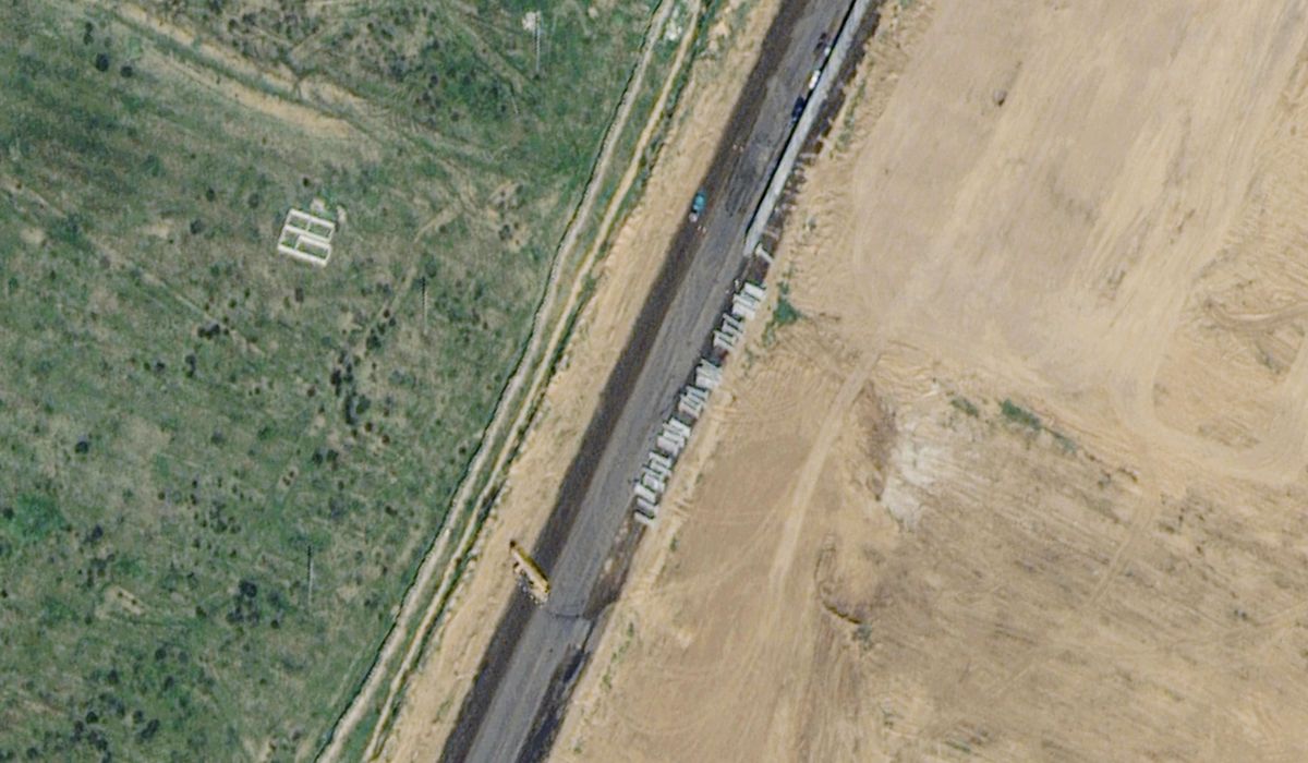 Satellite images show Egypt building a wall near Gaza Strip as Israeli offensive on Rafah looms