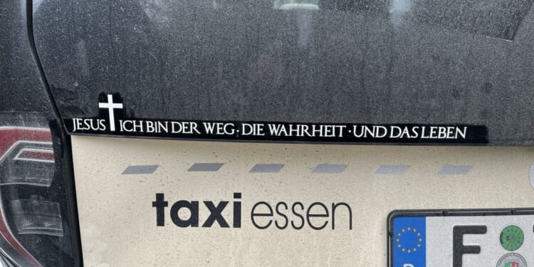 'Jesus' decal on German taxi nets driver $1,000 fine threat