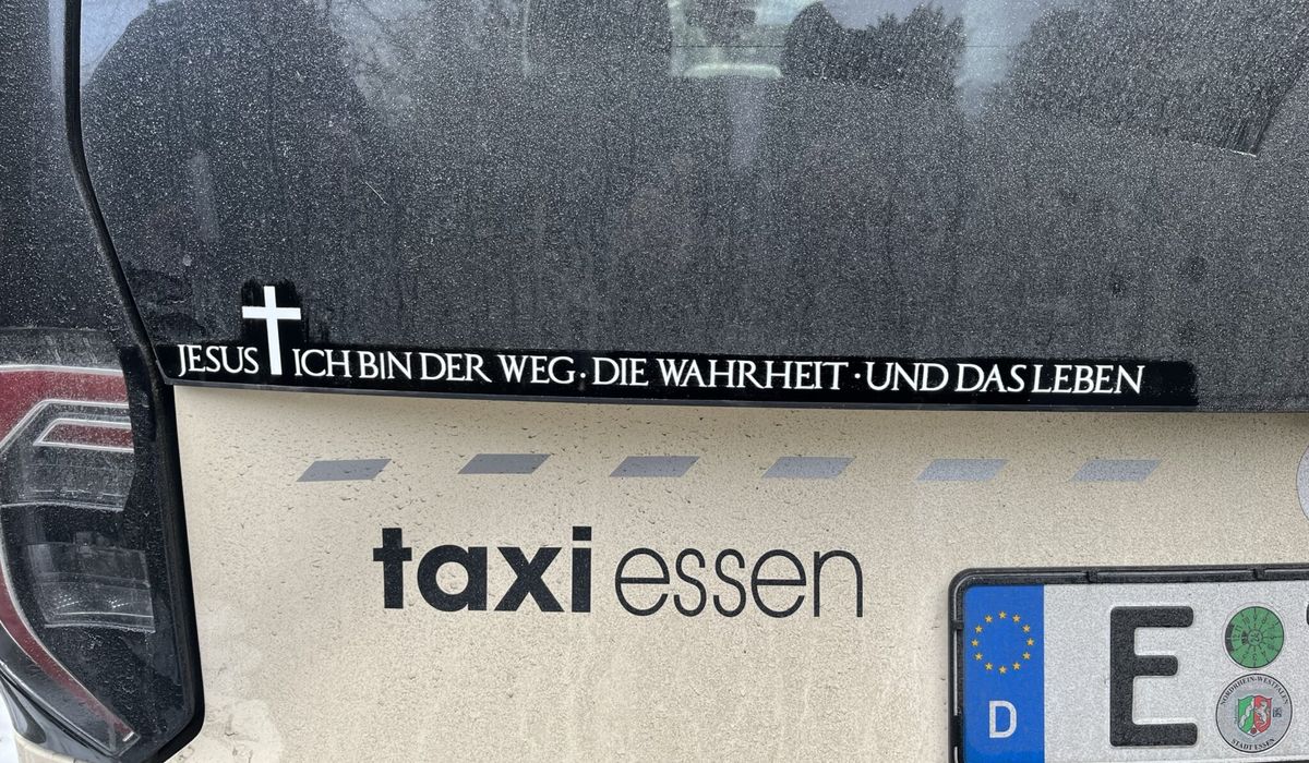 'Jesus' decal on German taxi nets driver $1,000 fine threat