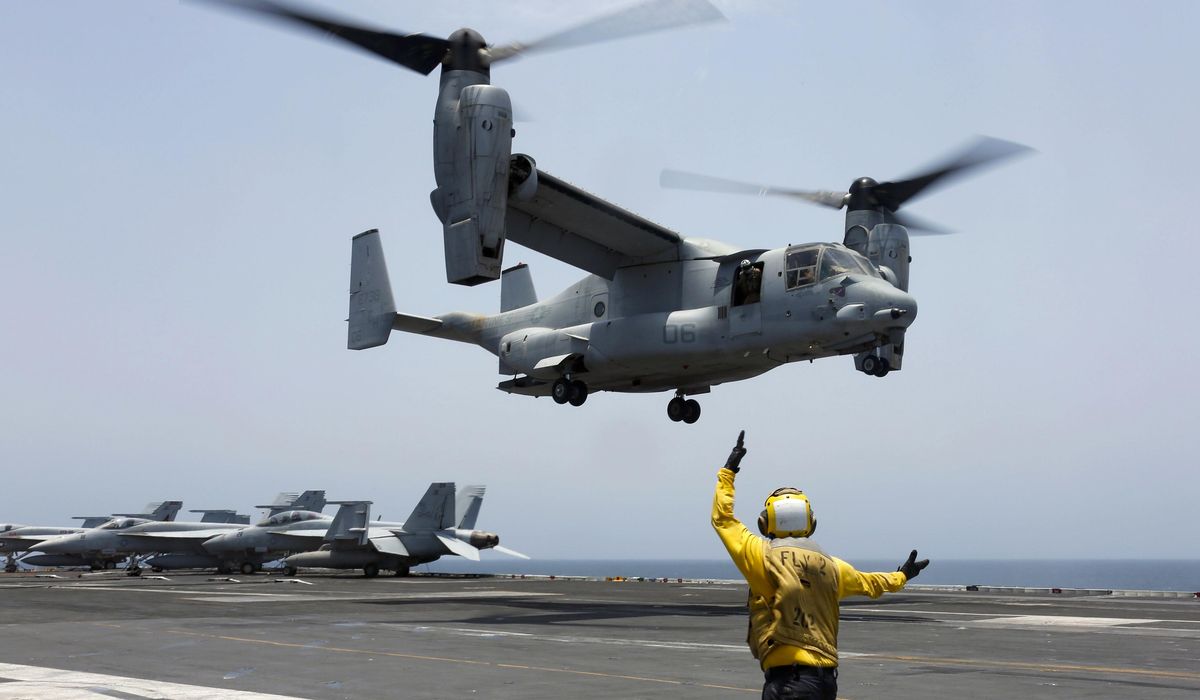 Osprey's crash last fall near Japan caused by parts failure, Air Force says