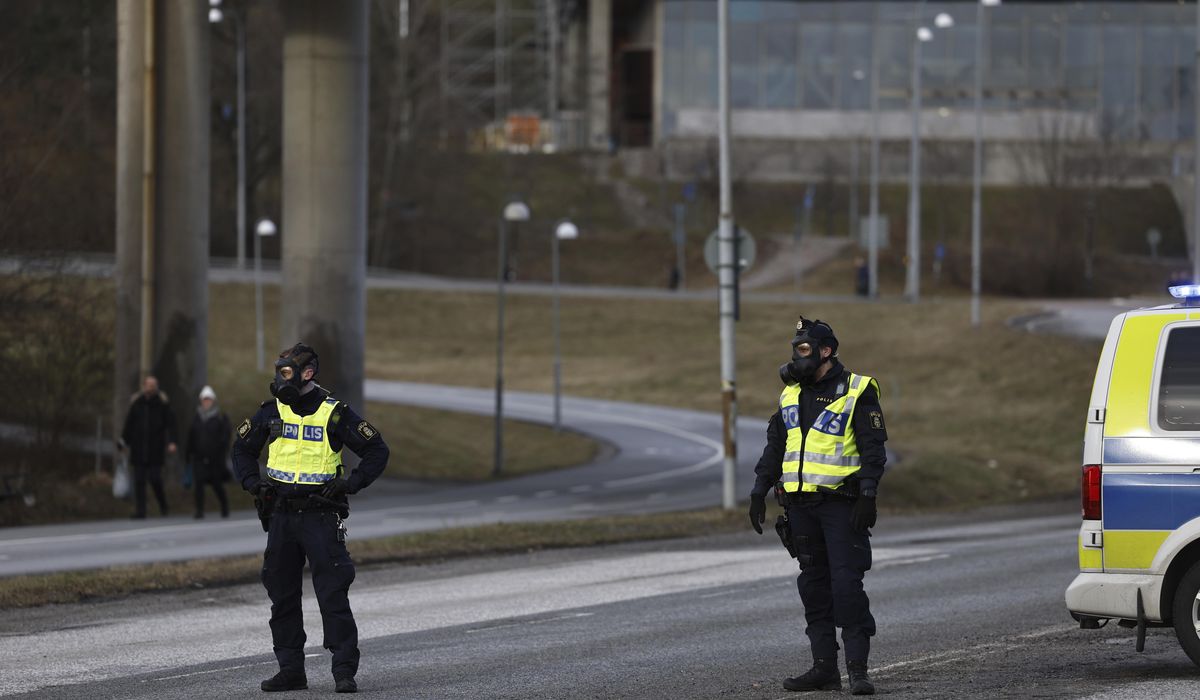 Police in Sweden evacuate about 500 people from security agency over suspected gas leak