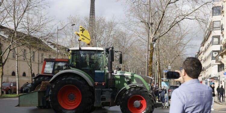 Angry French farmers with tractors are back on the streets of Paris for another protest