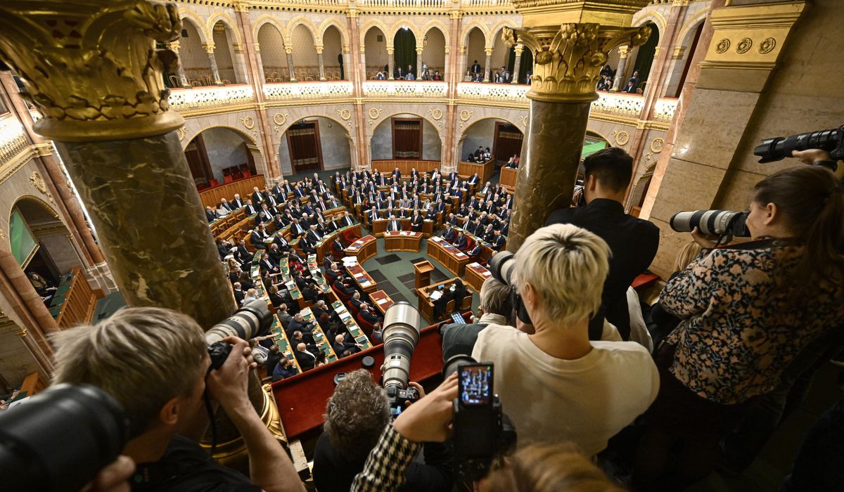 Hungarian Parliament ratifies Sweden's NATO bid, clearing the final obstacle to membership