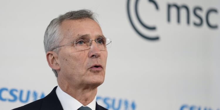 NATO's chief Jens Stoltenberg says the alliance has no plans to send troops to Ukraine