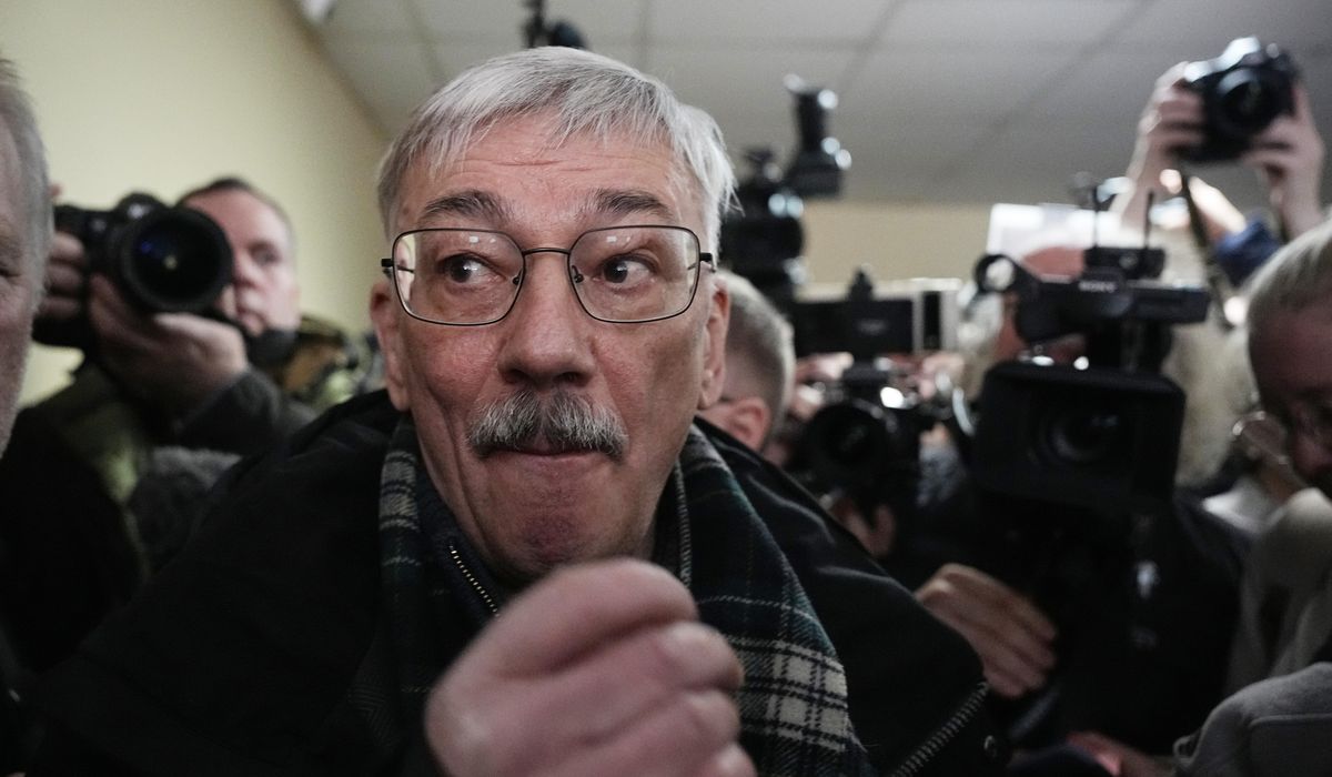 Oleg Orlov, prominent Russian human rights activist, gets 2 1/2 years in prison for criticizing war