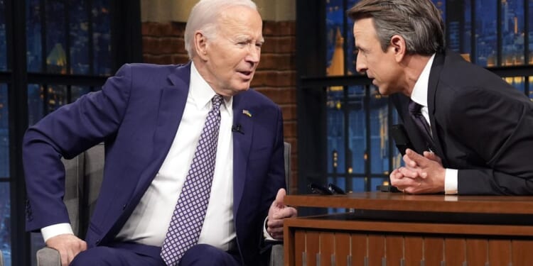 Biden basks in the friendly spotlight of late-night TV, jokes about 'classified' information