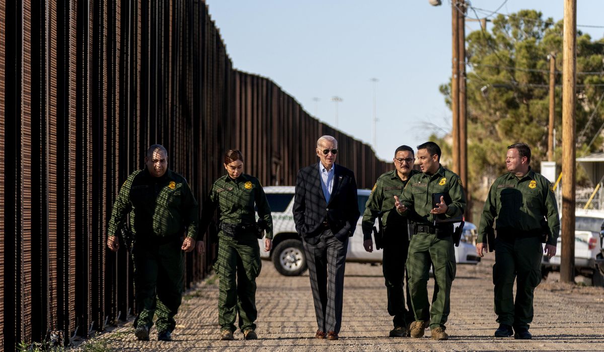 Border agents miffed by Biden's visit