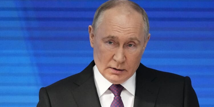 Russian leader Putin warns that sending Western troops to Ukraine risks a global nuclear conflict