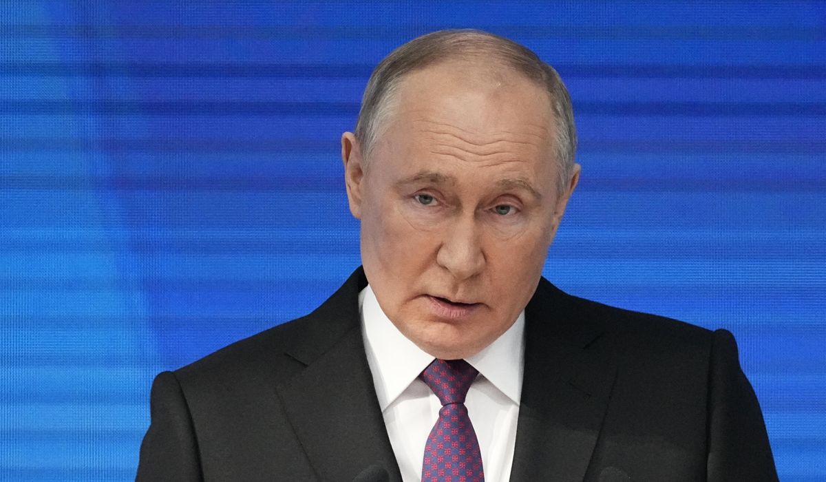 Russian leader Putin warns that sending Western troops to Ukraine risks a global nuclear conflict