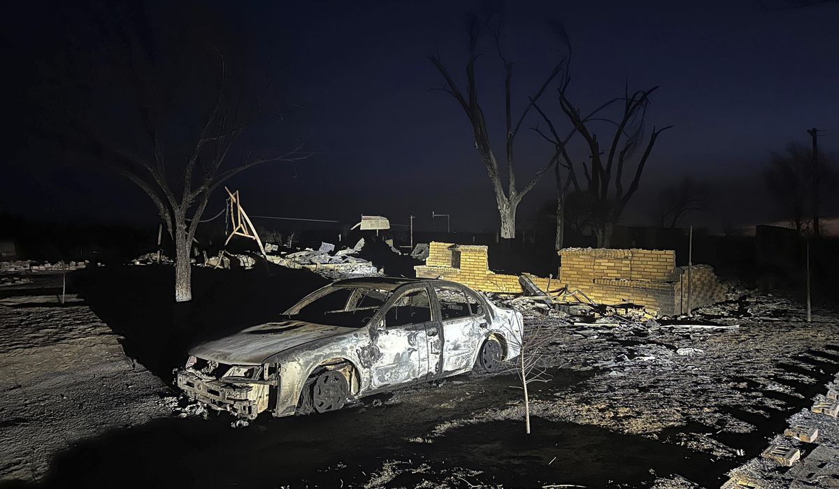 Charred homes, blackened earth after Texas town revisited by destructive wildfire 10 years later