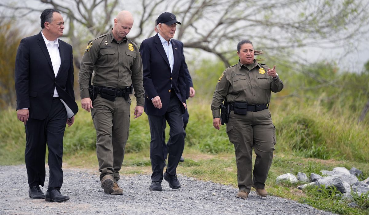 Joe Biden uses border visit to blame Donald Trump, Republicans for the migrant mayhem