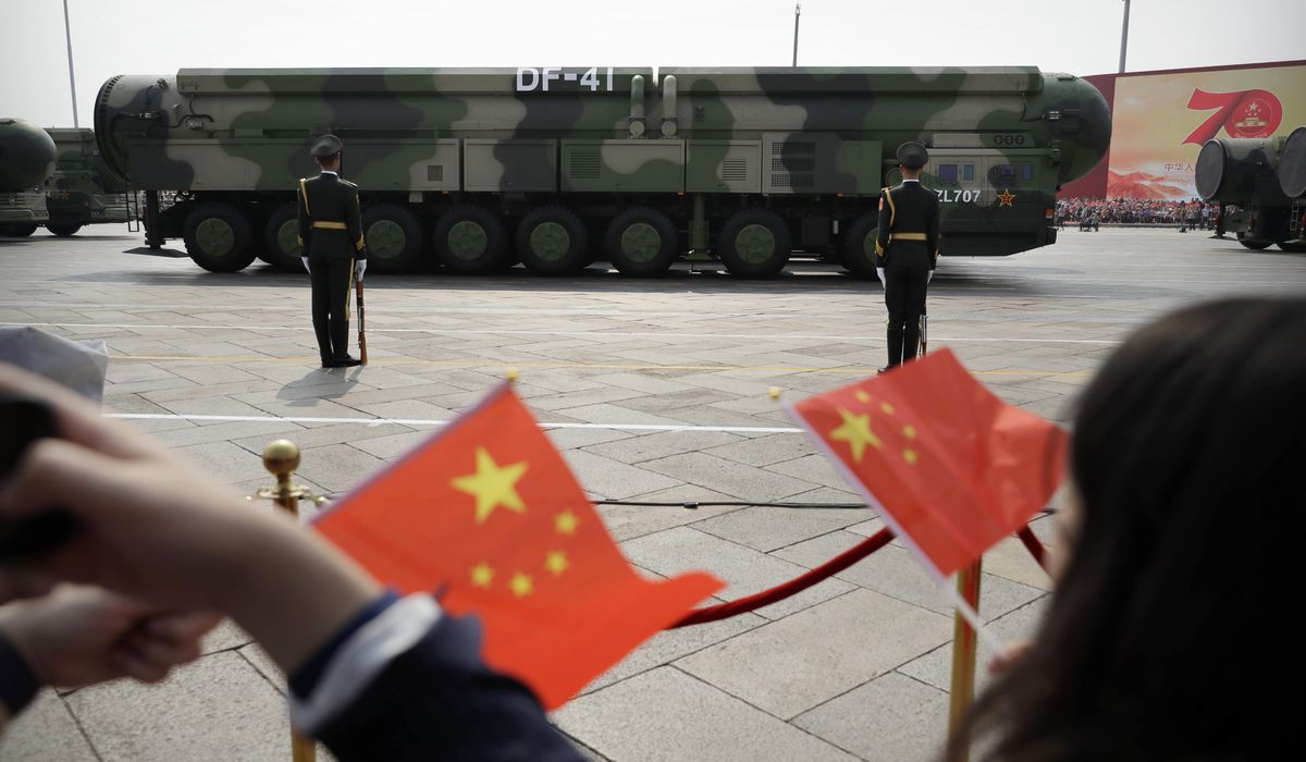 China's nuclear expansion is 'breathtaking' in number of weapons and pace, Stratcom general says