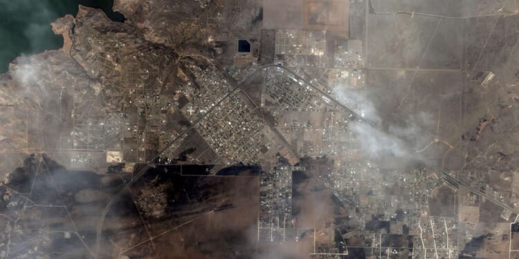 A wildfire scorching the Texas Panhandle has grown to the largest in state history