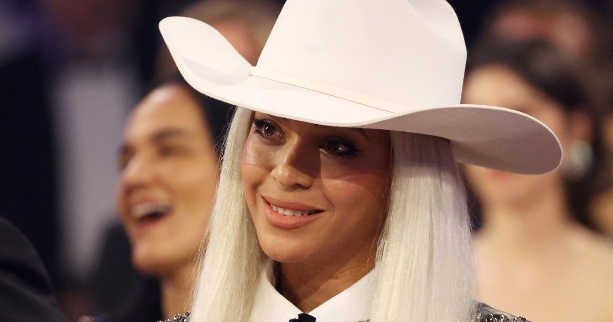 Beyonce attends the 66th GRAMMY Awards in Los Angles, California, on Feb. 4.