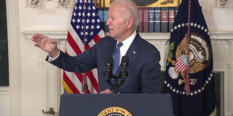 President Joe Biden insisted at a news conference Thursday that he didn't share classified information with his biographer, despite a Department of Justice special counsel's report saying otherwise.