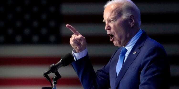 Joe Biden speaking at a campaign event in South Carolina