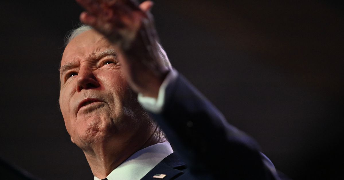 President Joe Biden speaks in Washington, D.C., on Monday.