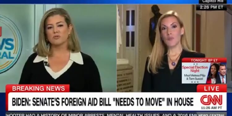 CNN's Brianna Keilar, left, spars with Texas Republican Rep. Beth Van Duyne on Tuesday. (