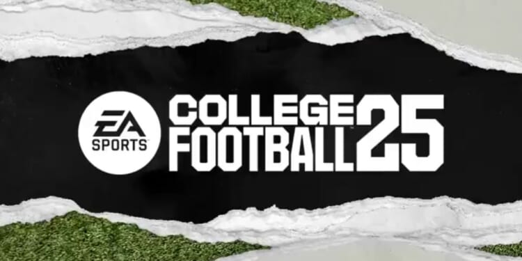 The logo for the long-anticipated "EA Sports College Football 25."