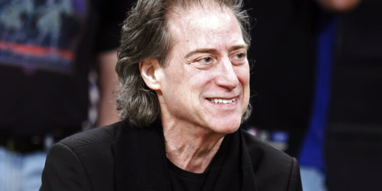 Comedian Richard Lewis attends an NBA basketball game in Los Angeles, California, on Dec. 25, 2012.