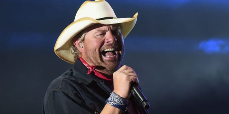 Toby Keith performs during the Country Thunder music festival in Florence, Arizona, on April 7, 2018.