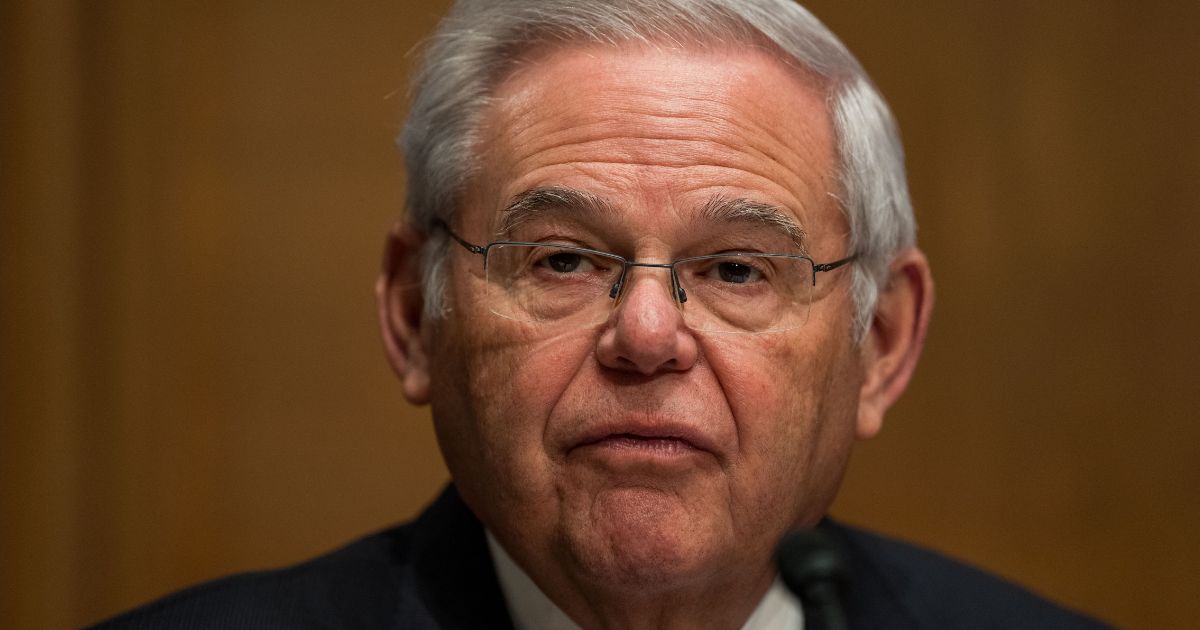 Sen. Bob Menendez attends a Senate Banking, Housing, and Urban Affairs committee hearing in Washington, D.C., on Jan. 11.