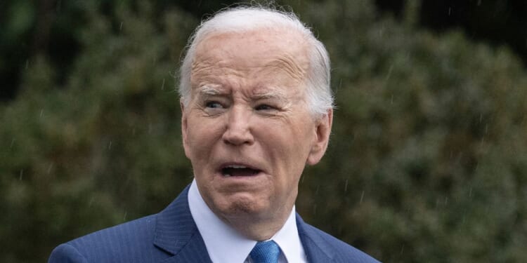 President Joe Biden departs the White House in Washington, D.C., to go to Walter Reed Medical Center for his annual physical on Wednesday.