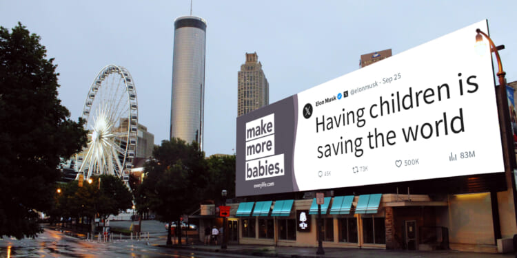 Diaper Company Billboard Pushes Atlanta to 'Make More Babies'