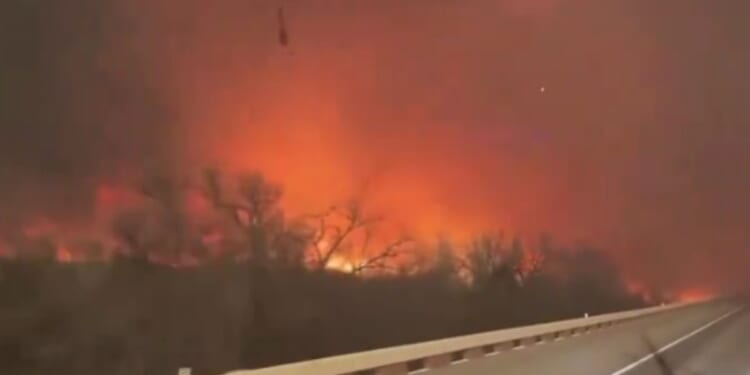 Wildfires are raging in the Texas panhandle, covering over 500,000 acres.