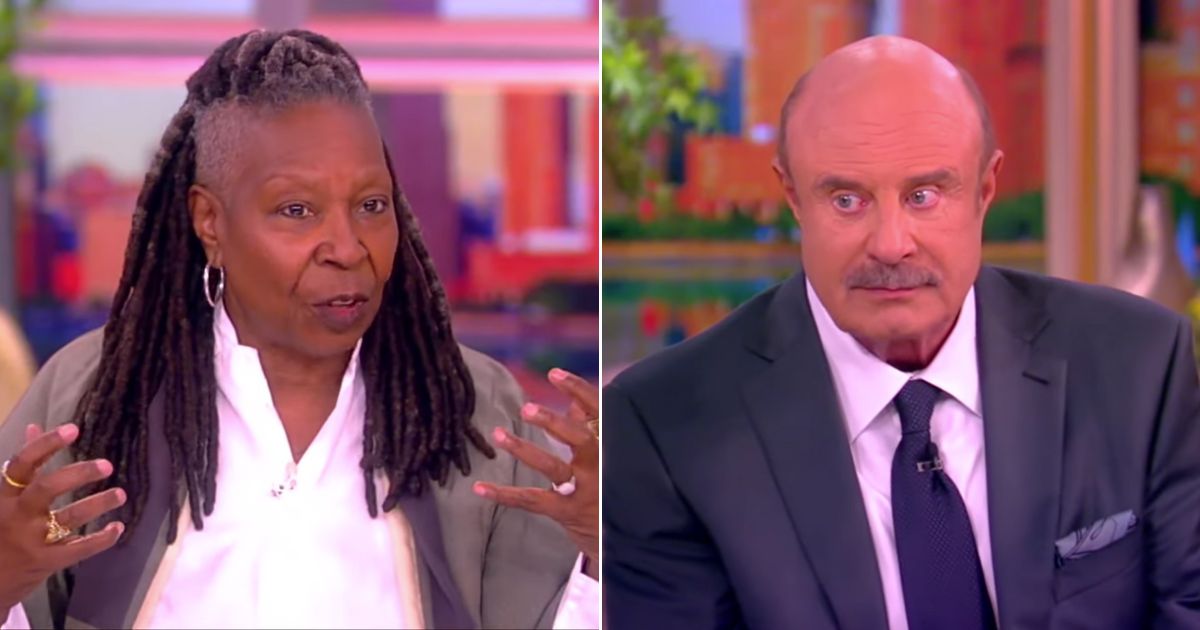 Dr. Phil, right, appeared on "The View" with co-host Whoopi Goldberg.