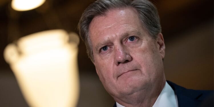 Rep. Mike Turner speaks to reporters after meeting with former Justice Department Special Counsel John Durham in a closed door hearing with the House Permanent Select Committee on Intelligence at the U.S. Capitol Building in Washington, D.C., on June 20.