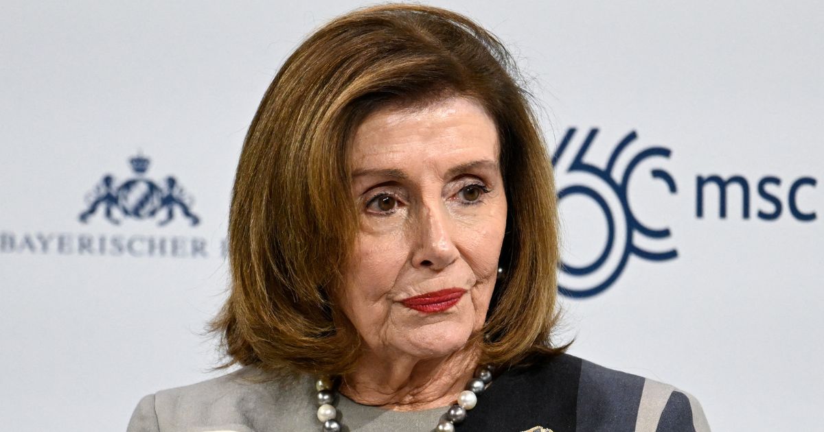 Rep. Nancy Pelosi attends a panel discussion at the 60th Munich Security Conference in Munich, Germany, on Feb.17.