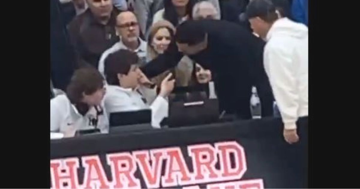 NBC Sports California analyst Matt Barnes is shown putting his hand on the shoulder of high school sports announcer Jake Lancer.