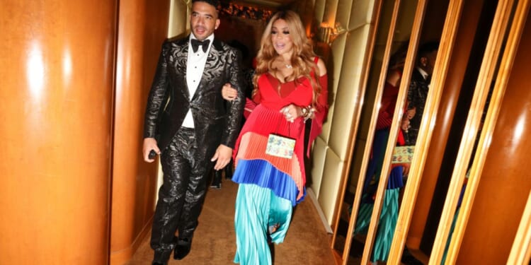 Wendy Williams and friend Jason Lee attend the Cardi B x Playboy after-party for the Met Gala at the Standard hotel in New York City on May 2, 2022.