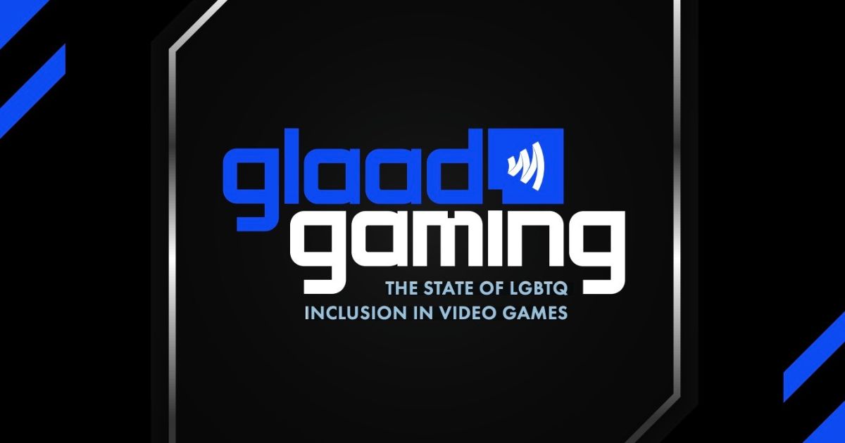 The logo for GLAAD's new inaugural gaming report announced in 2024.