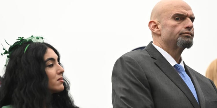 U.S. Senator John Fetterman (D-PA) and his wife, Gisele Barreto Fetterman.