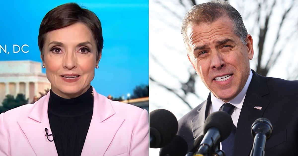 Catherine Herridge, left, reported on the scandals of Hunter Biden, right, the son of President Joe Biden.