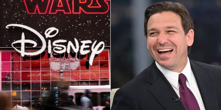 A federal judge in Florida has sided with Gov. Ron DeSantis, right, dismissing Disney's lawsuit against him.