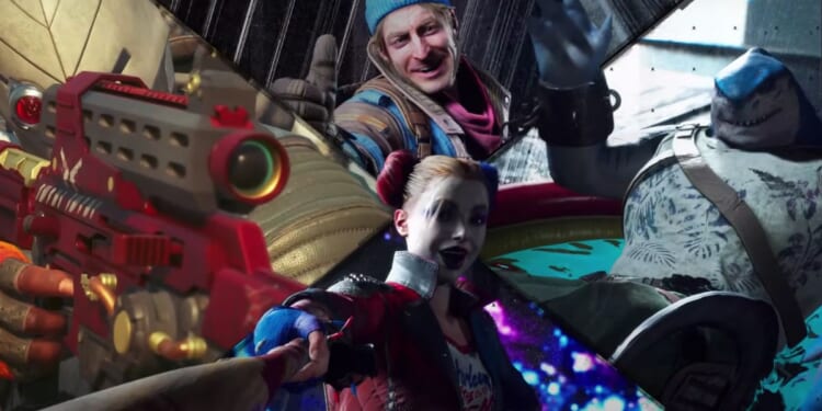 This YouTube screen shot shows the various members of the Suicide Squad in the new Suicide Squad: Kill the Justice League video game.