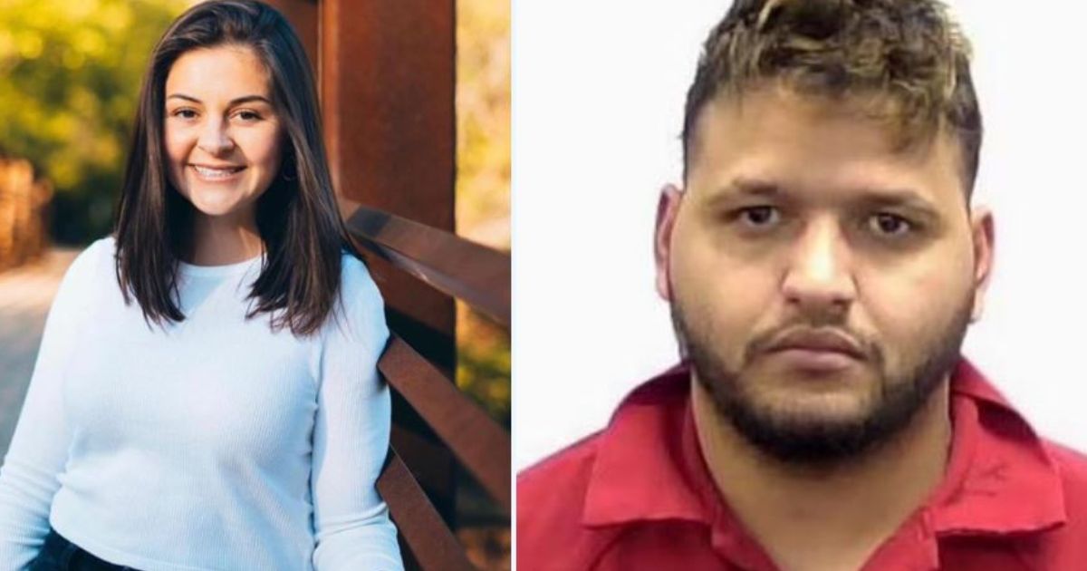 Laken Riley, left, 22, a nursing student in Georgia, was found beaten to death Thursday. The suspect in her death, Jose Antonio Ibarra, from Venezuela, was reported to be in the U.S. illegally.