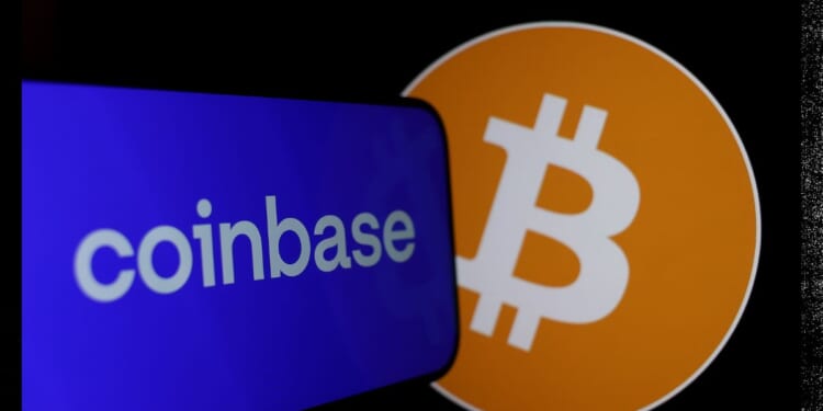 Some news outlets said a heavy surge in Bitcoin trading may have caused the problems on Coinbase's site.