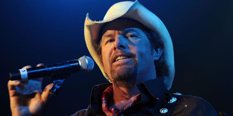 Toby Keith performs onstage during the Academy of Country Music Awards All-Star Jam at the MGM Grand Hotel/Casino in Las Vegas on April 3, 2011.