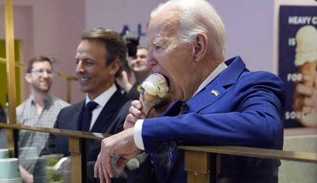 Let Them Eat Ice Cream! Biden Babbles As 2024 Zeitgeist Dwarfs 2016. – PJ Media