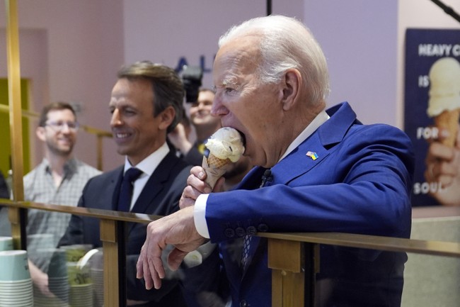 Let Them Eat Ice Cream! Biden Babbles As 2024 Zeitgeist Dwarfs 2016. – PJ Media