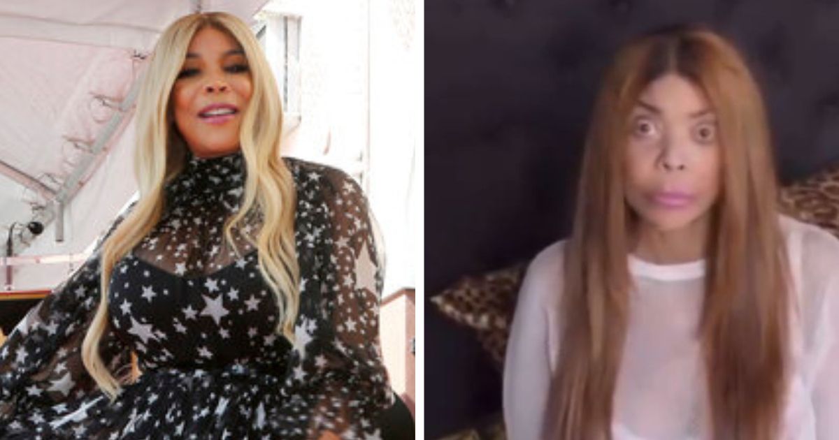 Wendy Williams shown in 2019 while being honored with a Star on the Hollywood Walk of Fame in Los Angeles, (left), and in a recent image from a trailer of a new documentary about her career and struggles.