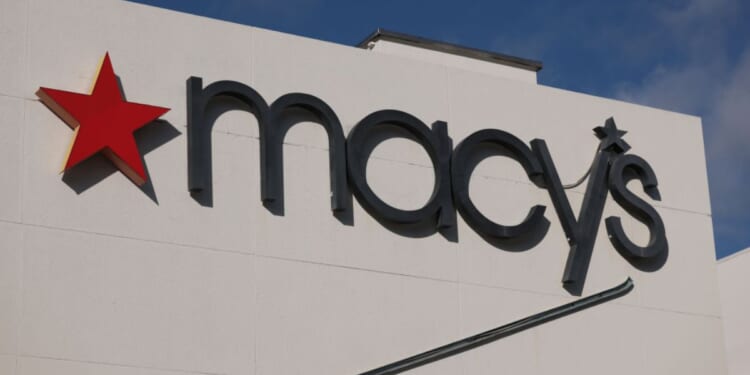 The exterior of a Macy's store is pictured in Miami, Florida, on Nov. 30, 2022.